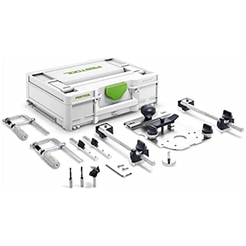 Festool Lochreihenbohrset Lr 32-Sys (Mit Führungsplatte, Zentrierdorn, Hw-Beschlagbohrer, Dübelbohrer, Seitenanschläge Mit Anschlagreiter, Schraubzwin