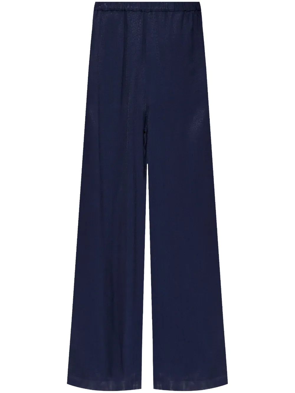 Emporio Armani jacquard palazzo pants - Blau