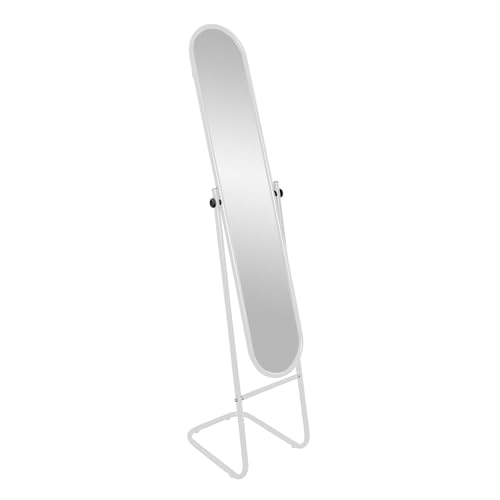 Harbour Housewares Ganzkörper-Standspiegel - Abgerundet - Weiß