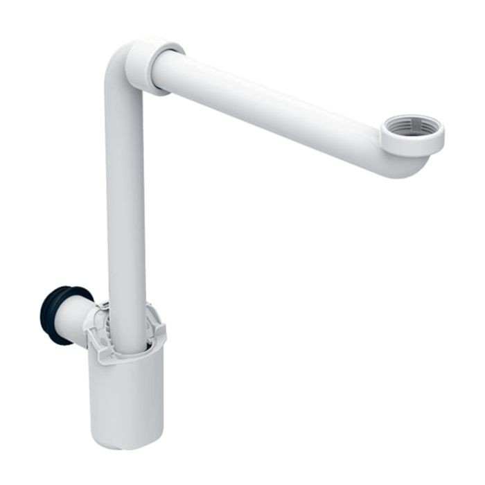 Geberit Tauchrohrsiphon 151117111 G 1 1/4, 40 mm, Raumsparmodell, für