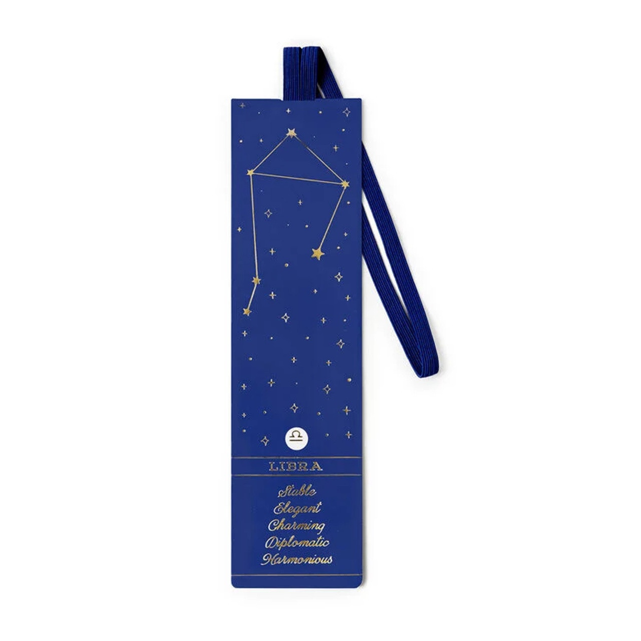 LESEZEICHEN MIT GUMMI BAND STERNZEICHEN LIBRA WAAGE VON LEGAMI NEU