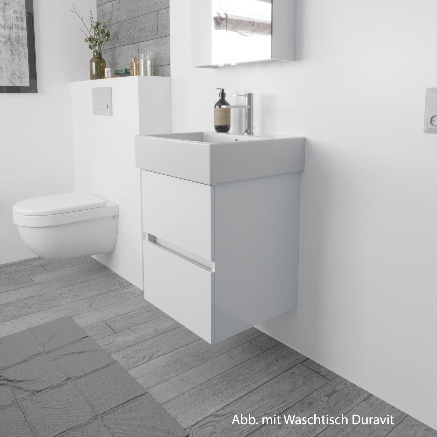 Megabad Profi Collection Lodge Waschtischunterschrank 41,6 cm mit 2 Auszügen für Waschtisch Villeroy & Boch Avento
