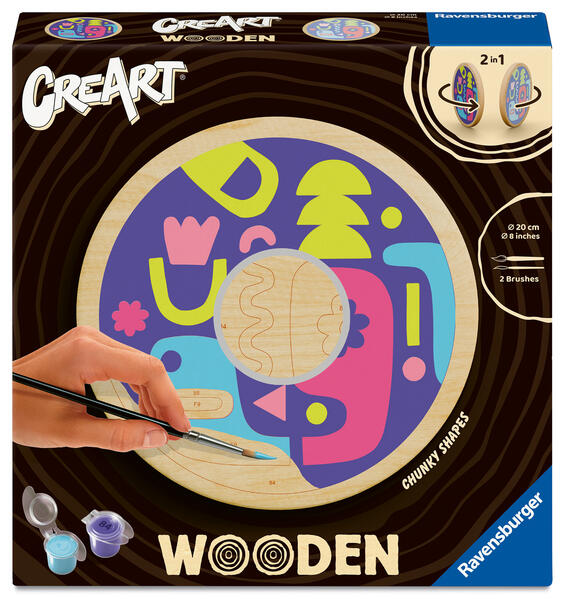 CreArt Wooden - Eckige Formen
