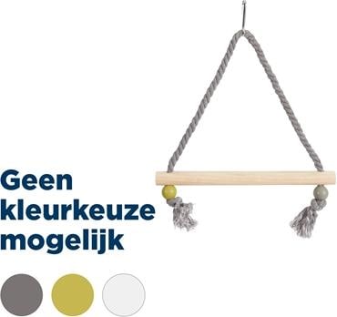 Zolux Schommel Hout Met Touw Assorti, Vogelheimeinrichtung