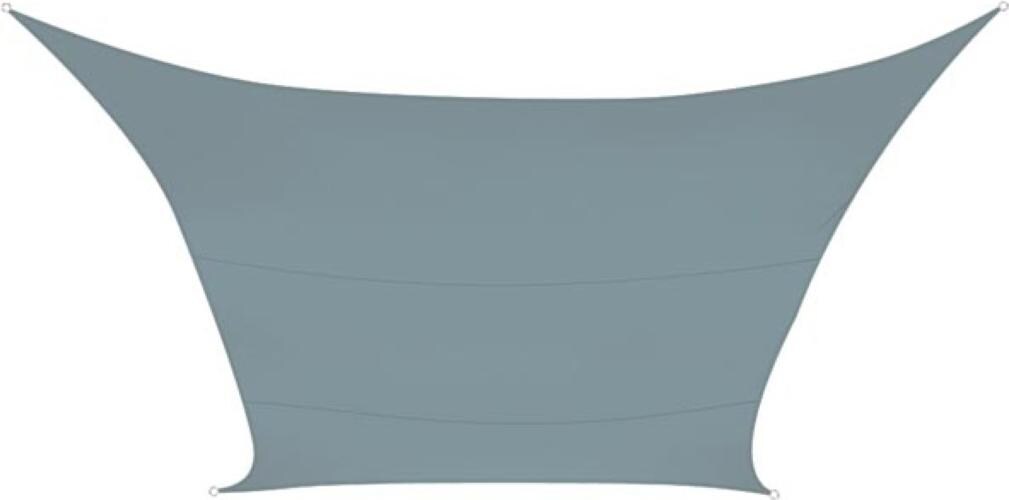 Perel, Sonnensegel, SONNENSEGEL - RECHTECKIG - 4 x 3 m - FARBE: HELLGRAU