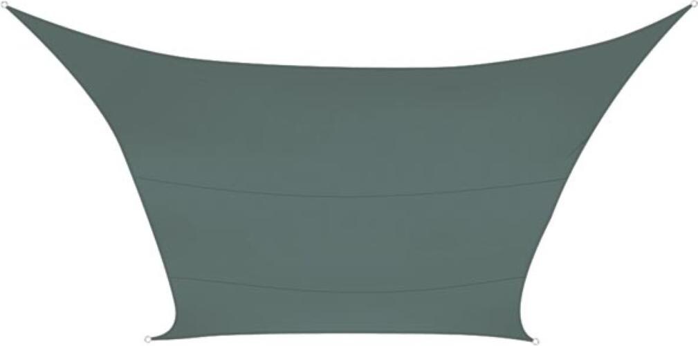 Perel, Sonnensegel, SONNENSEGEL - RECHTECKIG - 4 x 3 m - FARBE: GRÜNGRAU