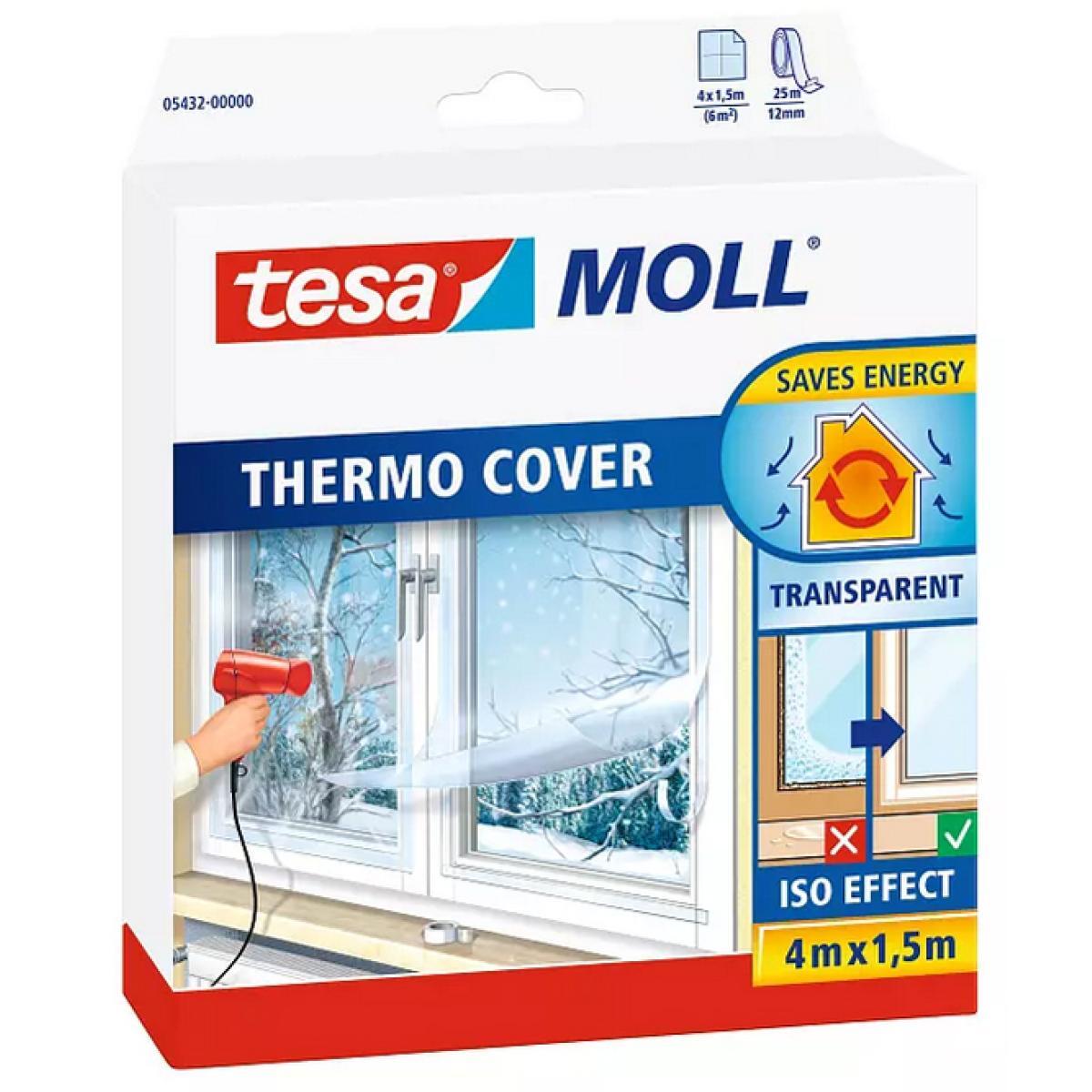 Moll Thermo Cover Fensterisolierfolie, 1, 7 M X 1, 5 M Tesa 05430-00000-01 (4042