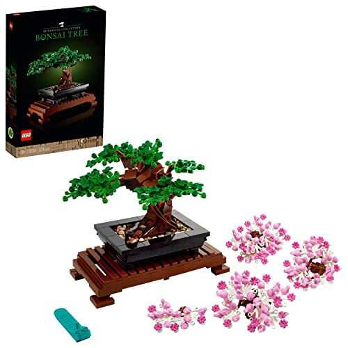 Lego Icons Bonsai Baum Set Für Erwachsene, Pflanzen Home Deko Set Mit Blumen, Diy Projekte, Entspannende Kreative Aktivität Geschenkidee Für Frauen, M