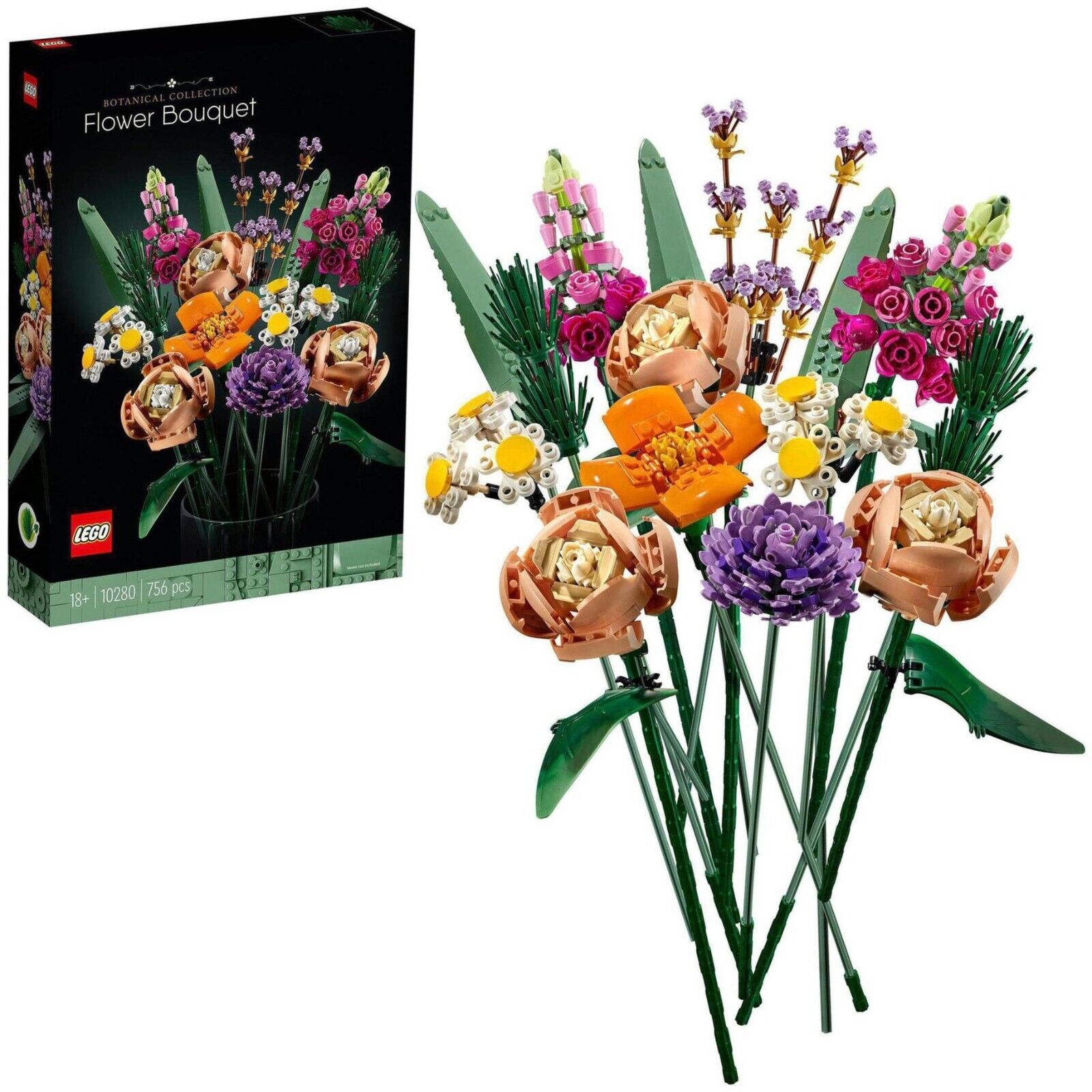 Lego Creator Expert Blumenstrauß, Konstruktionsspielzeug 10280