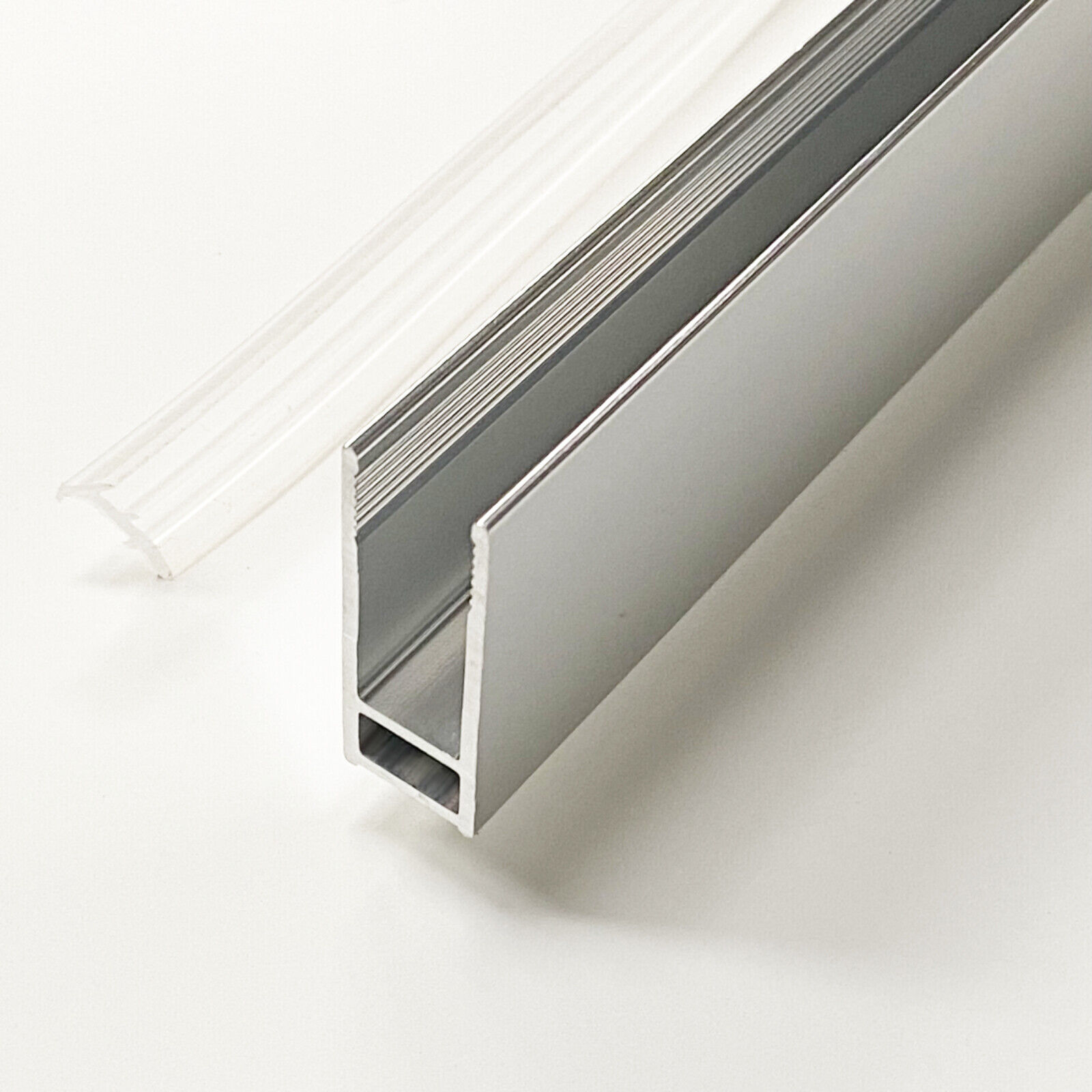 195Cm Wandanschlussprofil U-Profil Für 8Mm Glas Dusche Duschwand Duachkabine