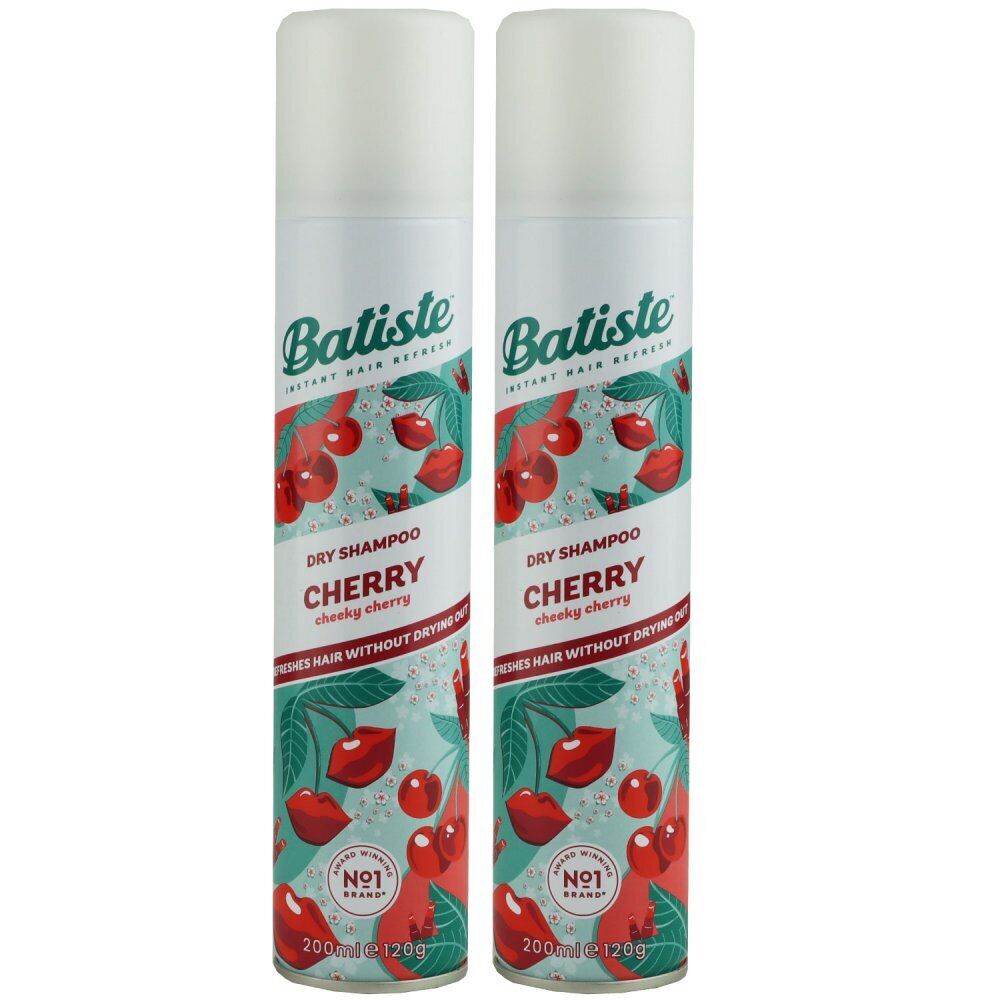 Batiste Cherry Cheeky Cherry 2 X 200 Ml Trockenshampoo Dry Shampoo Set Ovp Neu