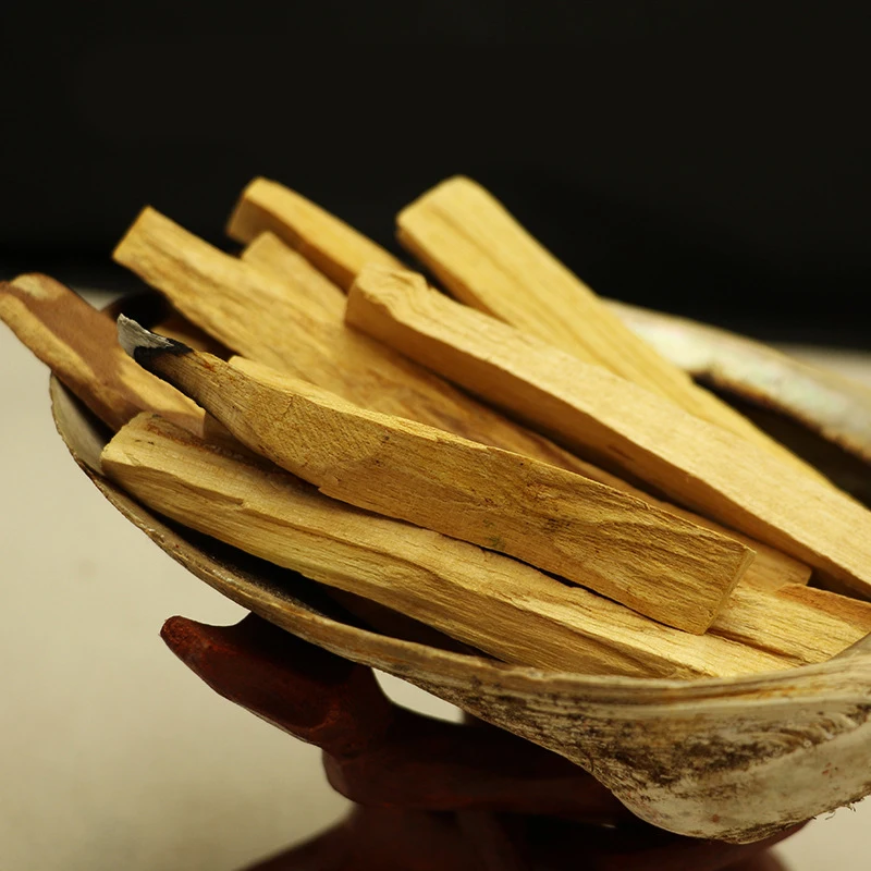 1Pc Palo Santo Natuurlijke Wierook Houten Vlekken Stok Aromatherapie Brennen Houten Stokken Geen Geur