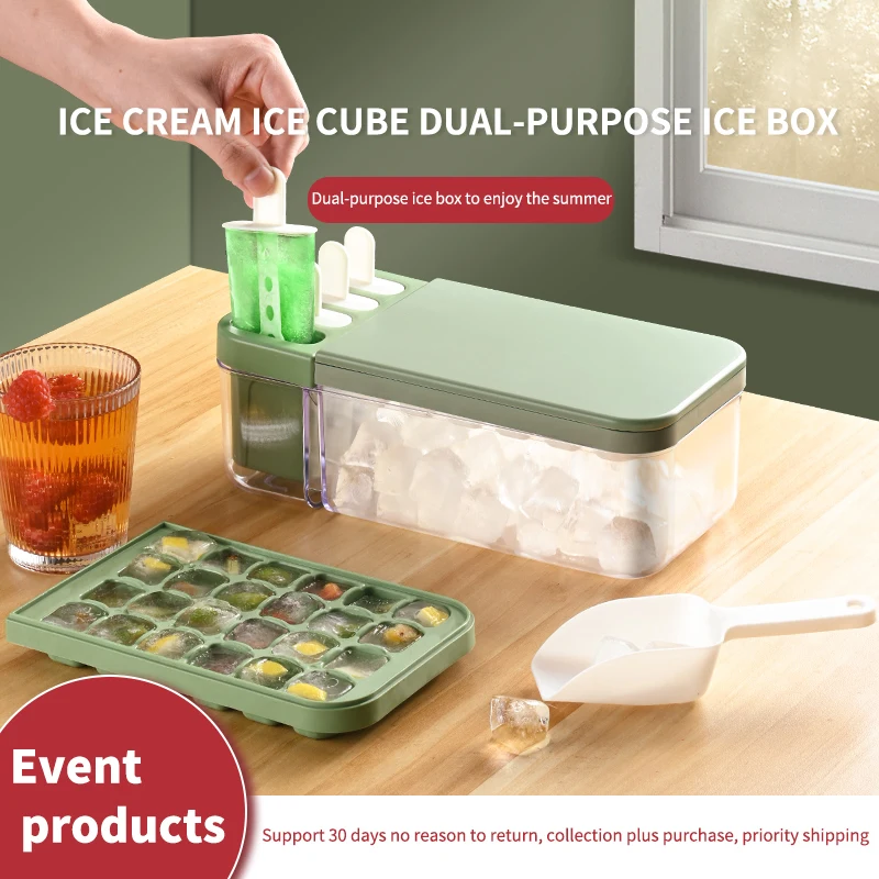 Eis Eis Stick Eis Eisform Haushalt 2-In-1 Eis Eisform Eis Eis Eis Eis Kuchen Form Eisbox