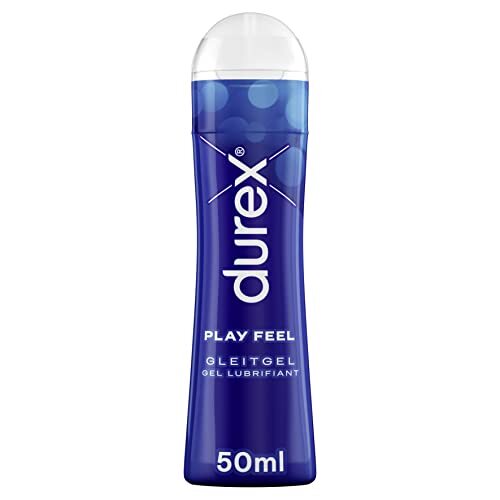 Durex Play Feel Gleitgel –  Sanftes, pH-freundliches Gleitgel  (50 ml)