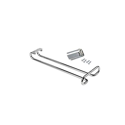 Emuca - Gläserhalter Zum Aufhängen, Gläserschiene Zum Barmöbel Oder Regal, Stahl Verchromt, Länge 28Cm
