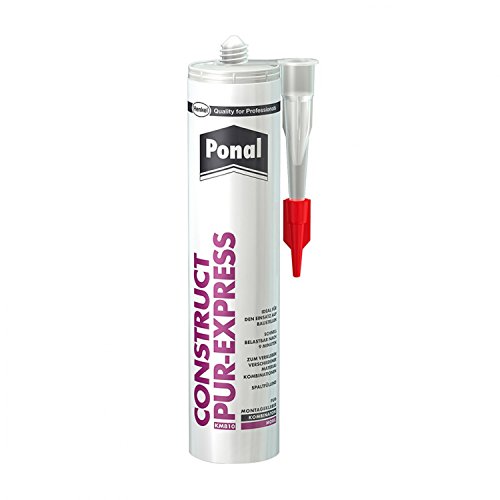 Ponal Construct Pu-Expr- Ess (Mdi-Haltig) (F) Klebemittel & Dichtstoffe, Perlweiß, 440 G
