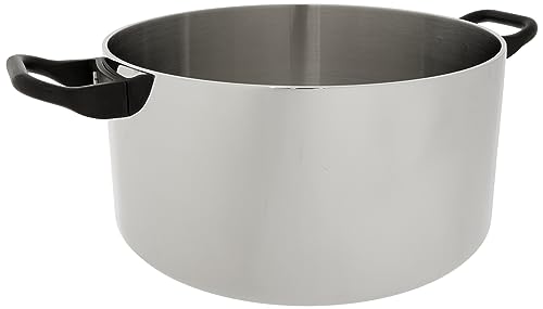 Alessi 90101/24 T La Cintura Di Orione, Fleischtopf Aus Multiply, Durchmesser 24 Cm, Edelstahl, 1 X 29 X 10 Cm