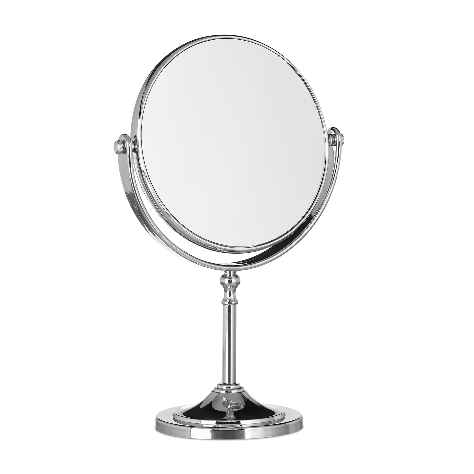 Kosmetikspiegel Vergrößerung Kosmetik Standspiegel Schminkspiegel stehend silber