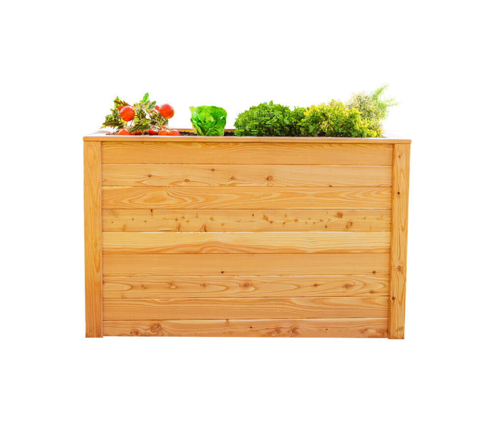 Hochbeet Blumenkasten Westmann Lärche 130 Pflanzkasten Gemüsebeet Holz Frühbeet