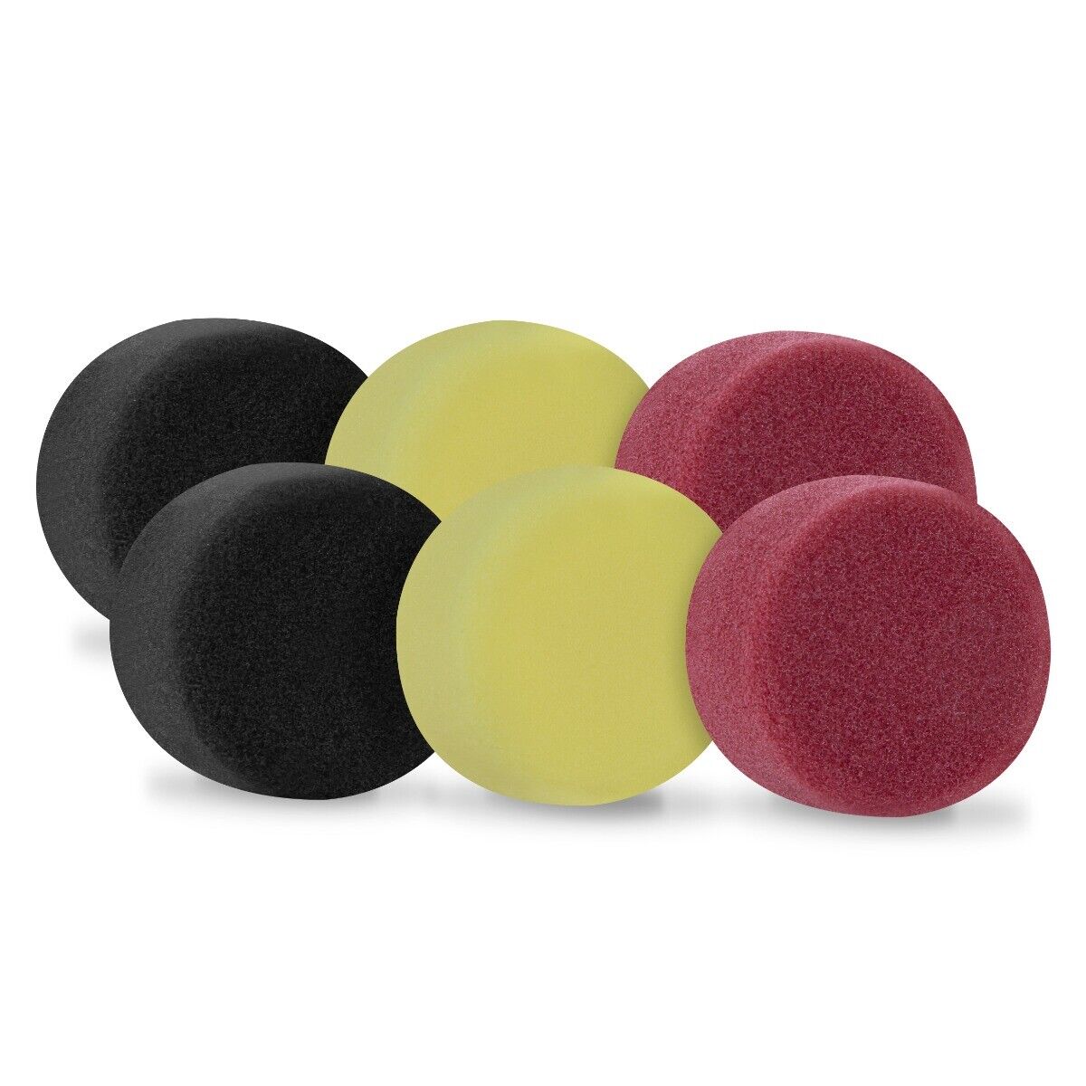 Polierscheiben/Polierpads Schaumstoff für Poliermaschinen - Starterset - 50mm...