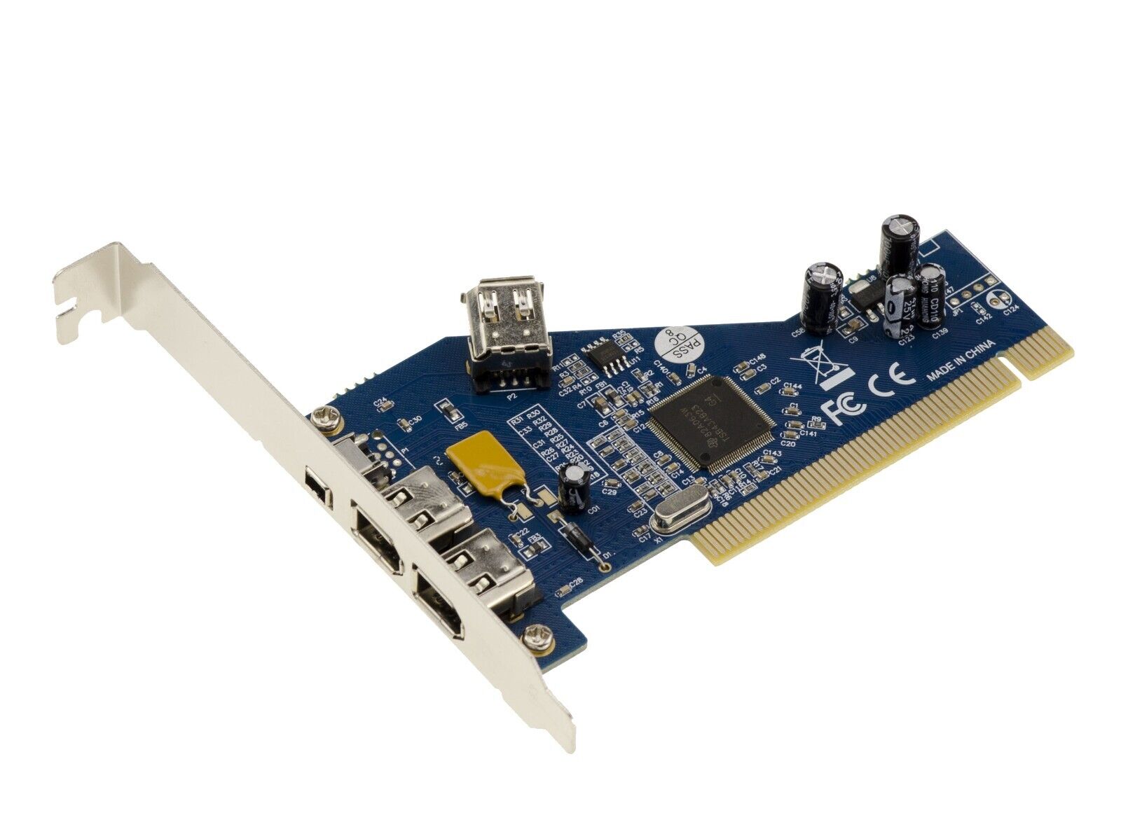Karte Controller PCI Für Firewire 400 IEEE1394a 3 Anschlüsse Chipsatz Ti