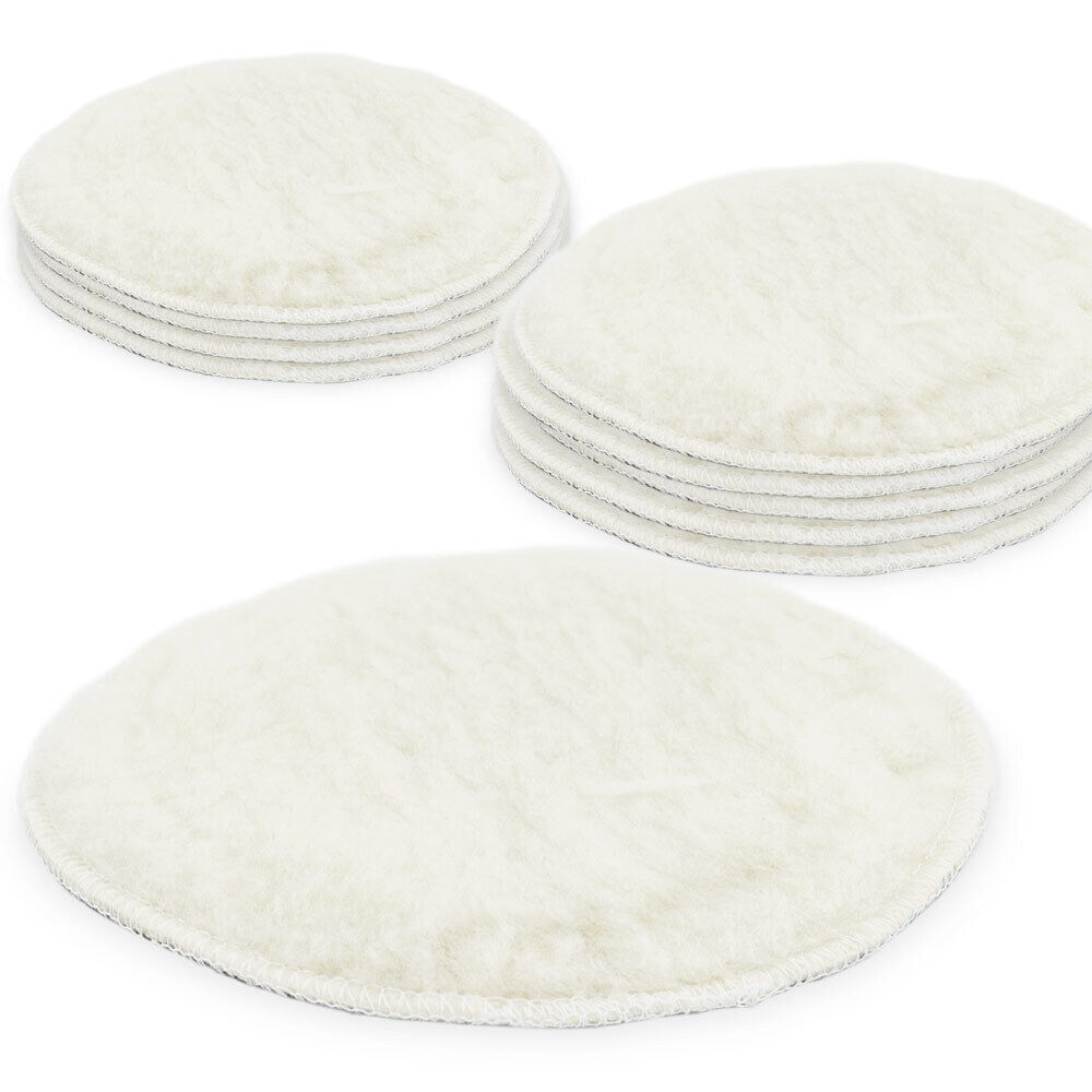 10x Wollpad Polier Pad Haube 180mm mit Klett für Poliermaschinen BITUXX