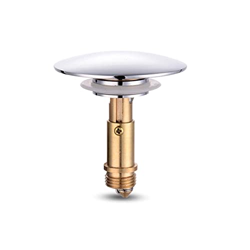 Ydhfdc Pop Up Waschbeckenstöpsel Messing Pop Up Ablaufventil Popup Badewannenstцpsel, Für Waschbecken Küche Badezimmer Ablaufgarnitur, 66 Mm Kappe