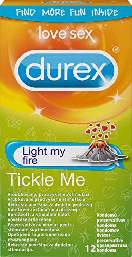 Durex Arouser Stimulation Kondome - Stimulierende Kondome Mit Rippen Für Noch Aufregenderes Sexvergnügen (1X12 Stk)