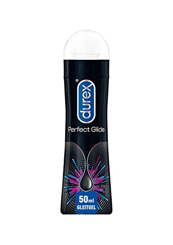 Durex Perfect Glide Silikongleitgel, Für Lange Gleitfähigkeit, 1Er Pack (1 X 50 Ml)