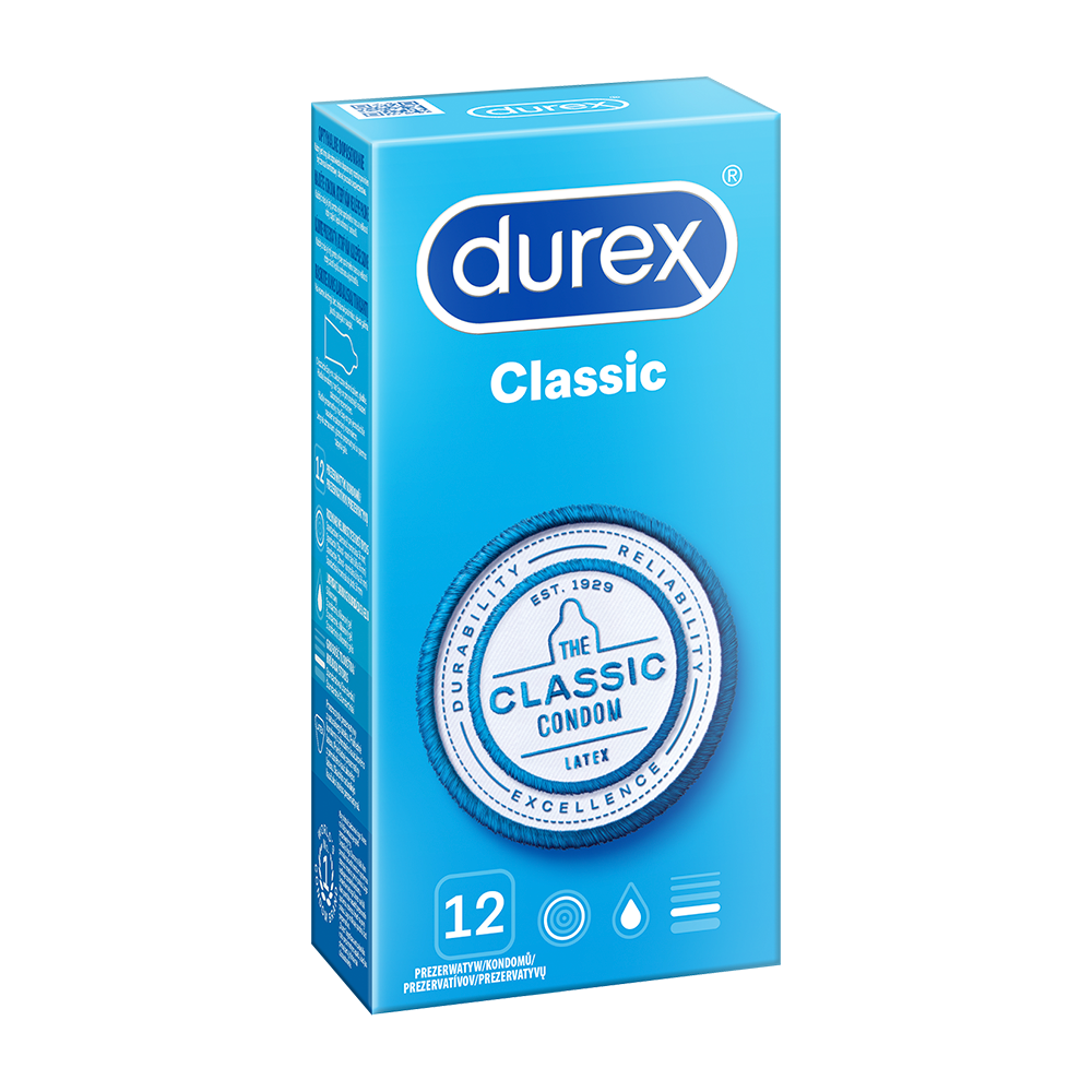 Durex Classic Kondome, 12 Stück