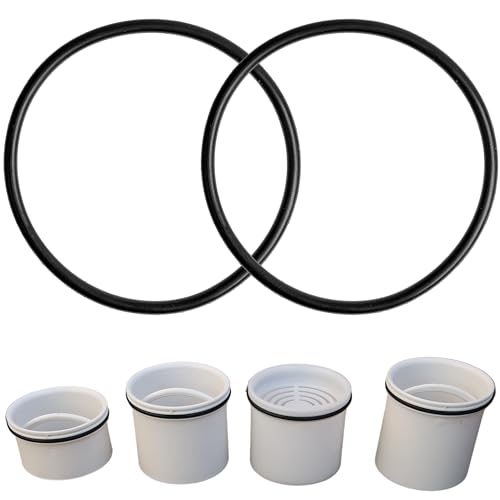 Ersatz Tauchrohr Dichtung, 2 Stück, Kompatibel Mit Viega Tempoplex Tauchrohr Modell 6961.99 Artikel 585 982 Für Baureihe Ab 2006, Ad 64 Mm Id 57 Mm Di