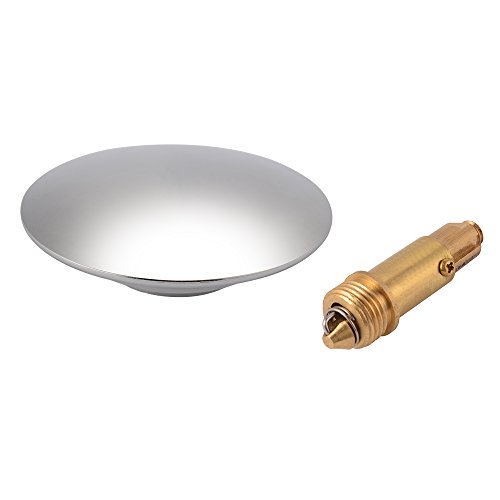 Basin Sink Click Pop Up Schraube Bad Waschbecken Ablass Stopfen 66Mm Messing Poliert Chrom Mit Pop Up Klicken Sie Auf Clack Plug Bolt Für Bad Eitelkei